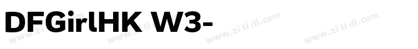 DFGirlHK W3字体转换